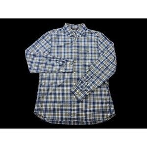 VINEYARD VINES S On-The-Go Nylon Plaid Shirt Button‎ Down Dress Shirt Men's EUC